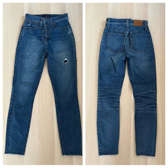 J.Crew Curvy Toothpick Jeans Raw Hem 26 X 27” - Picture 1 of 4